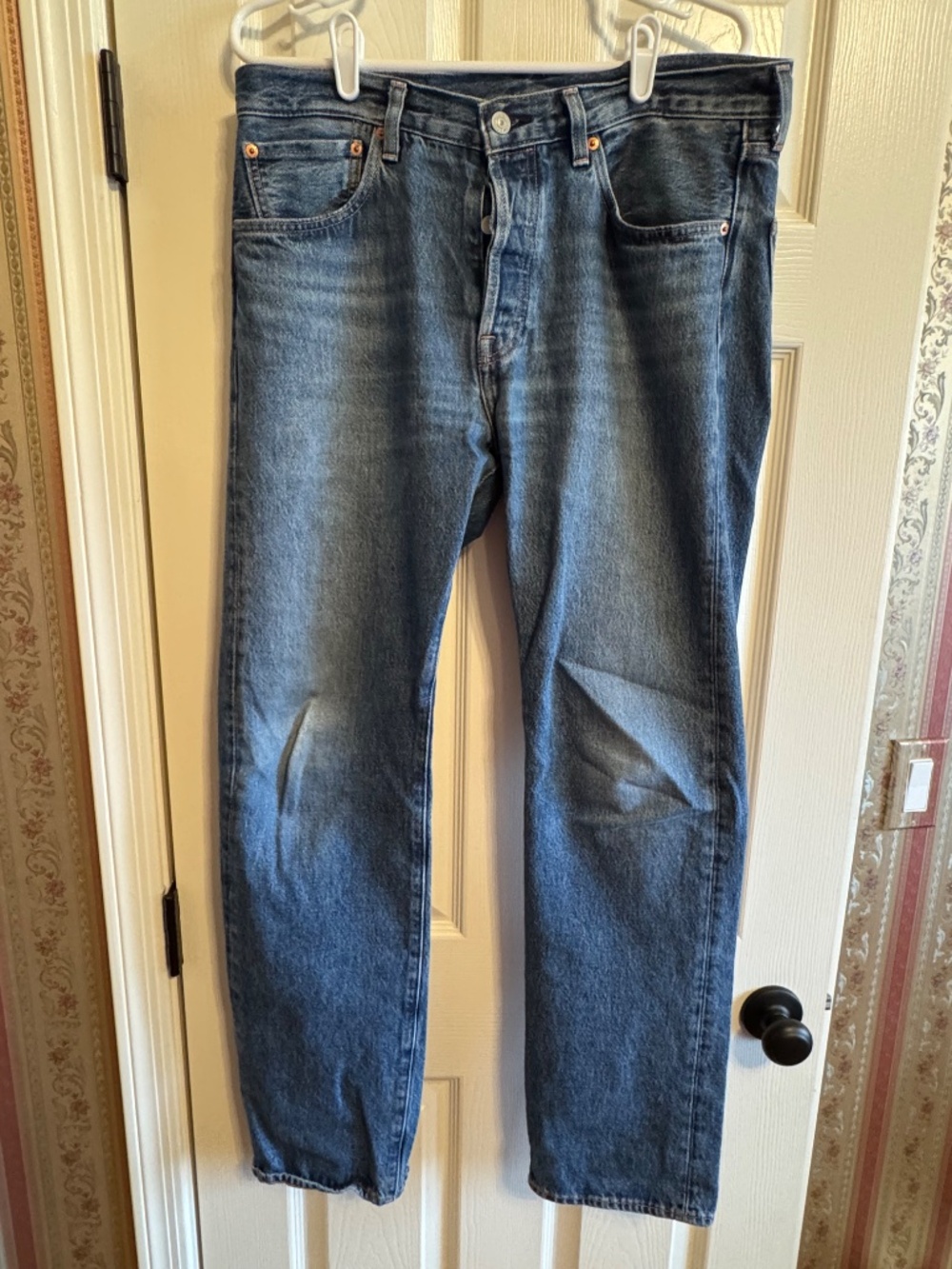 Levis 501 Plant Based Button Fly Jeans
